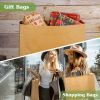 Paper Bags With Handles, 50 Pcs Kraft Paper Bags 13x4.3x11 Inches Brown Bulk, Large Recycled Paper Bags, Shopping Bags, Gift Bags, Retail Bags For.